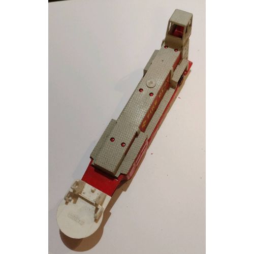 Majorette Remorque De Pompier Grande Échelle Rouge 