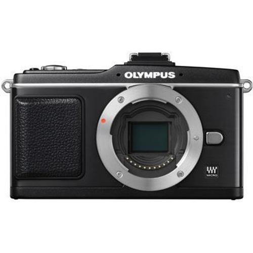 Appareil photo Système sans miroir Olympus PEN E-P2 Appareil photo numérique - sans miroir - 12.3 MP - Quatre tiers - 720 p - corps uniquement - noir