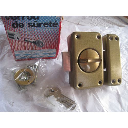 Verrou de Sureté à bouton JPM c/ 40 mm
