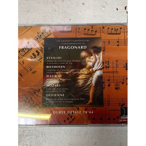 Les Grands Compositeurs Contemporains De Fragonard - Vivaldi, Beethoven, Haydn, Mozart, Devienne