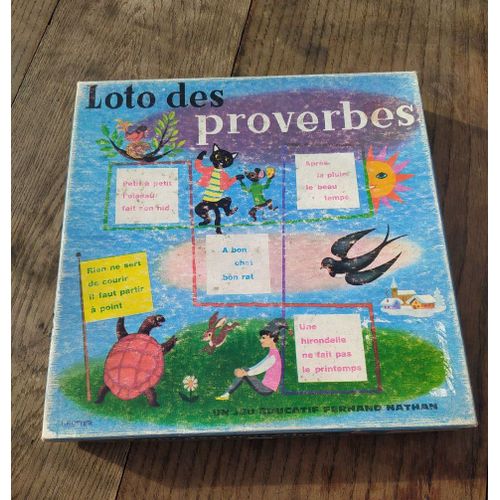 Le Loto Des Proverbes Fernand Nathan