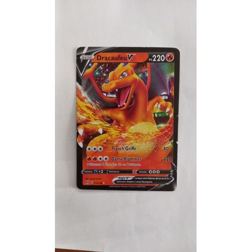 Carte Pokémon Dracaufeu V 220 Pv 019-189 Eb03 /Ténèbres Embrasées