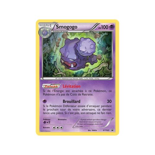 Pokémon - Smogogo Pv 100 Xy163 Carte Promo Holographique