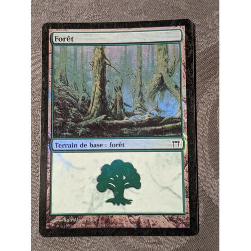 Carte Magic - Forêt - Foil - Edition Guerriers De Kamigawa