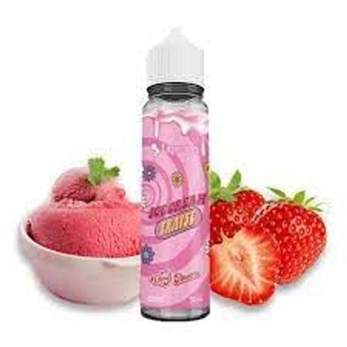 E-liquide Ice-Cream Fraise 50ml - Wpuff - Liquideo