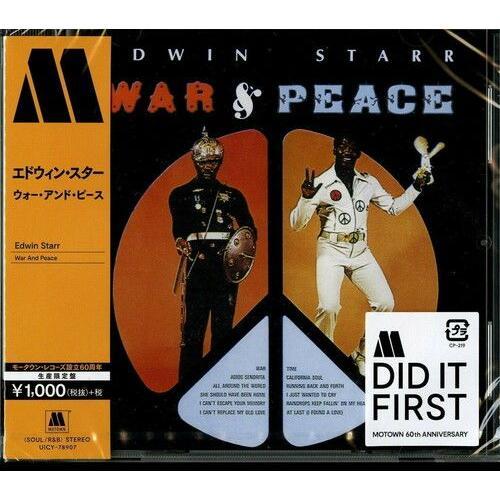 Edwin Starr - War & Peace [Compact Discs] Ltd Ed, Japan - Import