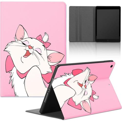 Coque Pour Samsung Galaxy Tab S2 9,7"", Étui Housse De Protection Ultra Fin En Cuir Pu Avec Fonction Support, Anti-Chute Tpu Silicone Souple Tablette Cover, Gatos