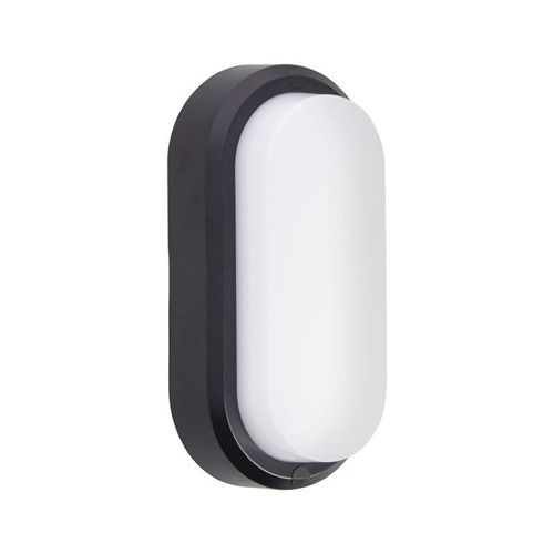 Hublot Led Oblong Noir, 1500 Lumens, Cct, Blanc Chaud, Blanc Neutre, Blanc Froid