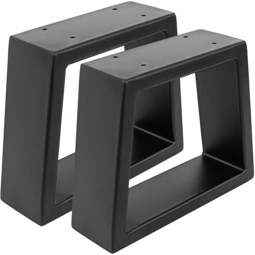 Pieds Rectangulaire De Petite Table Et Banc En Acier 250 X 80 X 200 Mm 2-Pack
