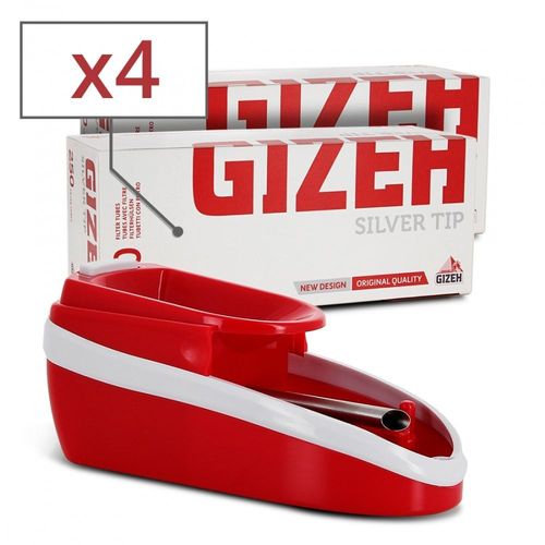 pack tubeuse mini rouge et tubes gizeh