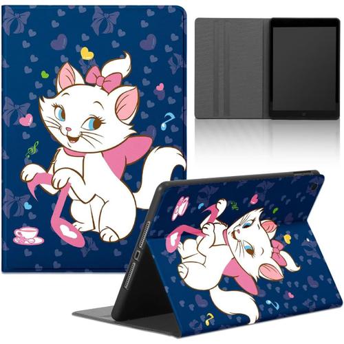 Coque Pour Apple Ipad Mini Wi-Fi/Mini 2/Mini 3 7,9"", Étui Housse De Protection Ultra Fin En Cuir Pu Avec Fonction Support, Anti-Chute Tpu Silicone Tablette Cover Pour Ipad Mini 3/2/1, Gatos