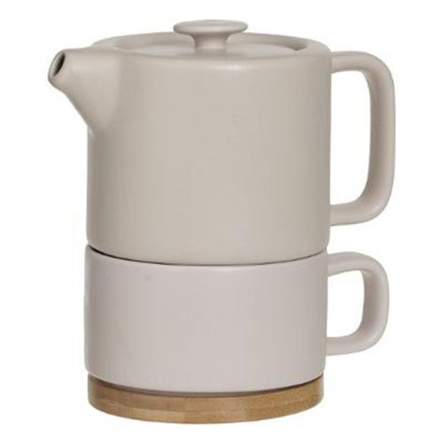 Théière Avec Tasse "Nature" 40cl Rose