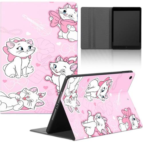 Coque Pour Samsung Galaxy Tab S2 9,7"", Étui Housse De Protection Ultra Fin En Cuir Pu Avec Fonction Support, Anti-Chute Tpu Silicone Souple Tablette Cover, Gatos