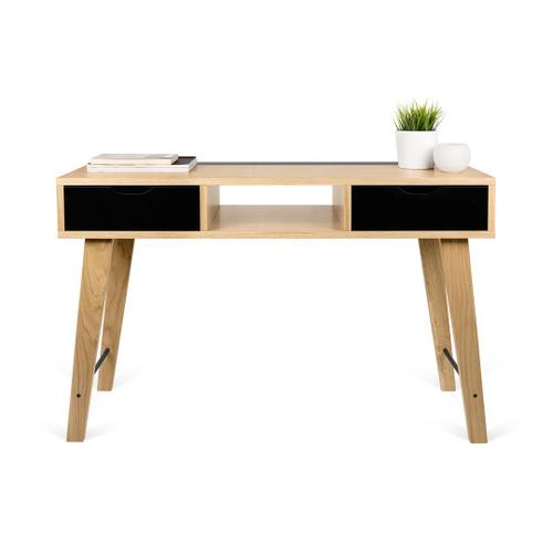 Console Lime Chêne Naturel Et Noir - Temahome