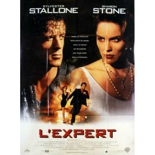 L'expert / The Specialist - Affiche Originale De Cinéma - Format 120x160 Cm - Un Film De Luis Llosa Avec Sylvester Stallone, Sharon Stone, James Woods, Rod Steiger, Eric Roberts - Année 1994