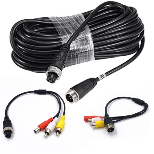 Câble RCA 30m pour kits de vue arrière Yatek, EL81030