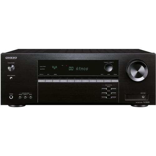 ONKYO TX-SR393 Noir - Ampli Home Cinema 5.2 - Bluetooth 4.2 - Puissance 5 x 135 Watts - Compatible Dolby Atmos - HDMI 4K HDR