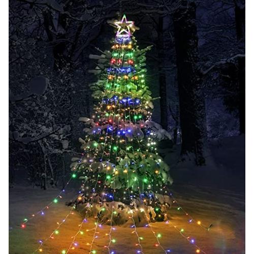 Sapin cône lumineux de Noël - Cône lumineux d'extérieur - Déco Noël