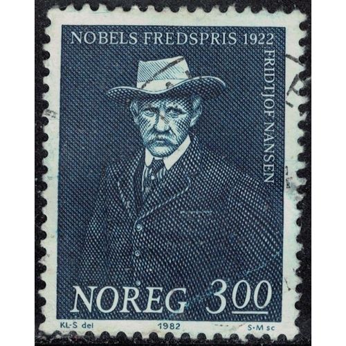 Norvège 1982 Oblitéré Used Prix Nobel De La Paix 1922 Fridtjof Nansen Y&t No 830 Su