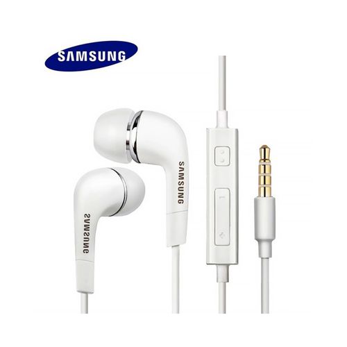Original - Ecouteurs Casque Blanc Kit Pieton Main Libre Oreillette Intra Prise Jack Origine Samsung Pour Galaxy A06 M05 F05