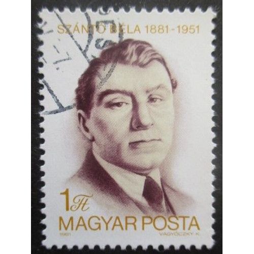 Hongrie N°2752 Politicien Bela Szanto Oblitéré
