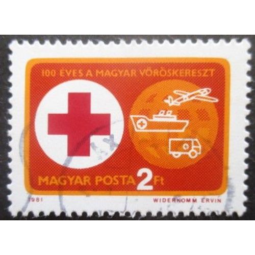Hongrie N°2762 Croix Rouge Oblitéré