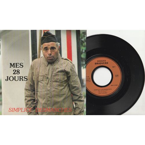 Guy Lescalier - Simplice Desmarches Mes 28 Jours - Virginie Disques Briovère 1801 - 1981 -Avec Dédicace