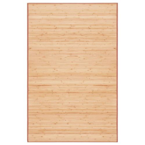 Tapis En Bambou 100 X 160 Cm Marron Dec023991