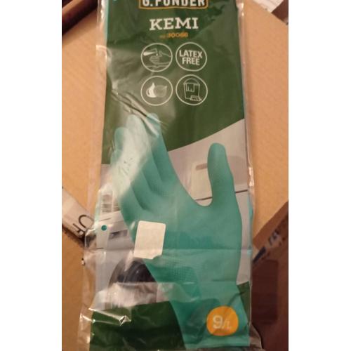 Gants de nettoyage en Latex de couleur verte taille L