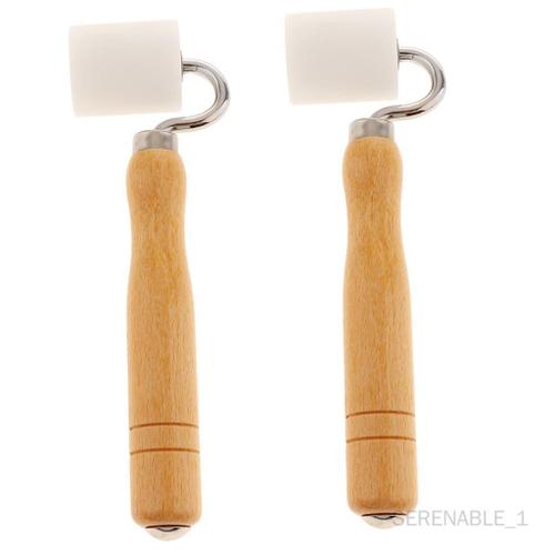 Lot de 2 Perforateur de Papier Peint Couture Rouleau Décoration et Hêtre Outil à Main