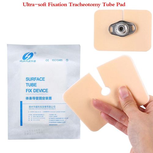 Tube Médical Confortable, Fixation Ultra-Douce Pour La Trachéotomie, Gaze, 1 Pièce 