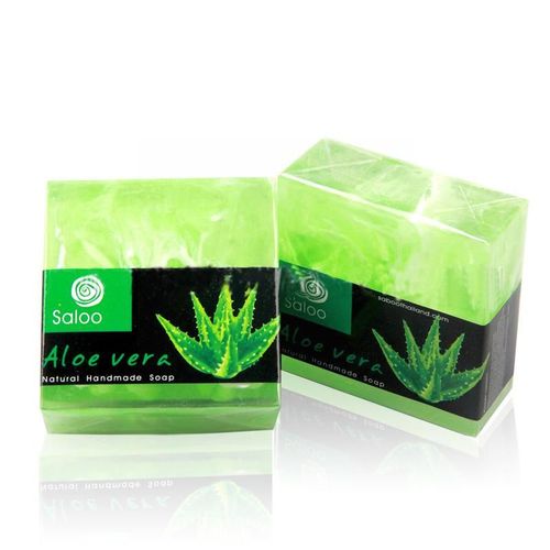 Savon Naturel De Bain À L'aloe Fait À La Main, Nettoyant Pour Le Corps, Nettoyant Pour La Peau, Soins Pour Le Visage, Démaquillant, Blanchissant En Profondeur, Hydratant, Q2t1 