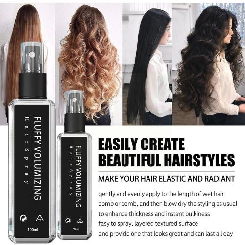 Spray Coiffant Hydratant Pour Cheveux X1c6, Gel Coiffant Pour Cheveux Bouclés, Duveteux, Longue Durée 