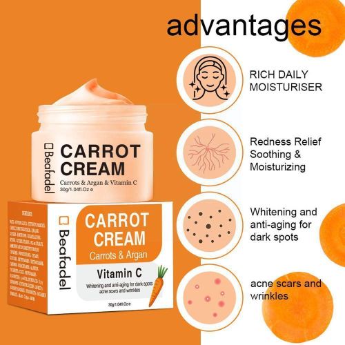 Crème Blanchissante Pour Le Visage, Essence De Carotte, Correcteur De Taches Foncées, Blanchissante, Naturelle, Dissolvant De Taches De Rousseur, Sérum Coréen Éclaircissant, P9i0 
