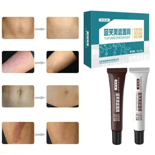 Couverture De Tatouage Professionnel, Crème Correctrice Pour Marque De Naissance, Contrôle Liquide, Maquillage Corporel, Contour Du Visage, Fond De Teint À L'huile, 2 Pièces, U5f8 