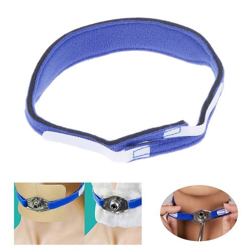 Ceinture De Fixation Médicale, Fixation Ultra-Douce, Confortable, Pour La Trachéotomie, Coupe D'air 