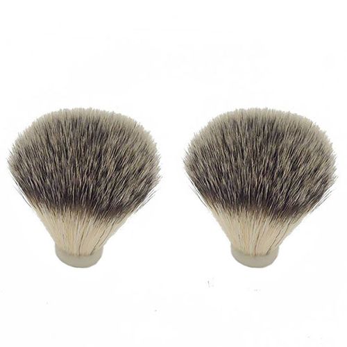 Brosse De Rasage En Nylon Pour Hommes, 2 Pièces, Pour Éliminer Les Poils De Blaireau Et La Poussière, Appareil De Nettoyage Du Visage Et De La Barbe 