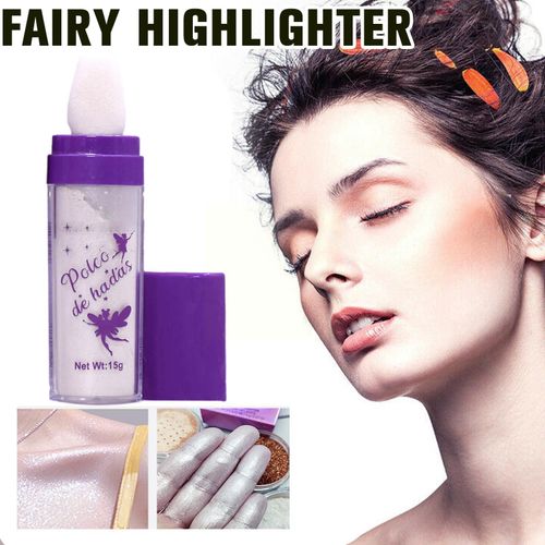 Poudre De Surligneur Scintillante À Haute Brillance, Fard À Paupières Blanc, Surligneur De Maquillage Professionnel, Moonlight C4u3 