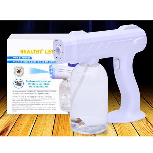 Nano Pulvérisateur À Vapeur, Pistolet À Peinture, Lumière Bleue, 12v, Bureau, Brumisateur, Machine Électrique 