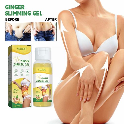 Gel De Douche Naturel À Base De Gingembre Et De Plantes, Amincissant, Perte De Poids, Drainage Lymphatique, Élimine Les Graisses, Pour La Beauté, J4q7 