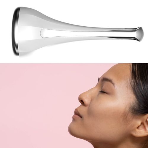 Masseur Facial À Tête Ronde Et Micro-Courant, Dispositif De Beauté Abs À Introduction Magnétique Pour Les Poches Et Le Raffermissement De La Peau 