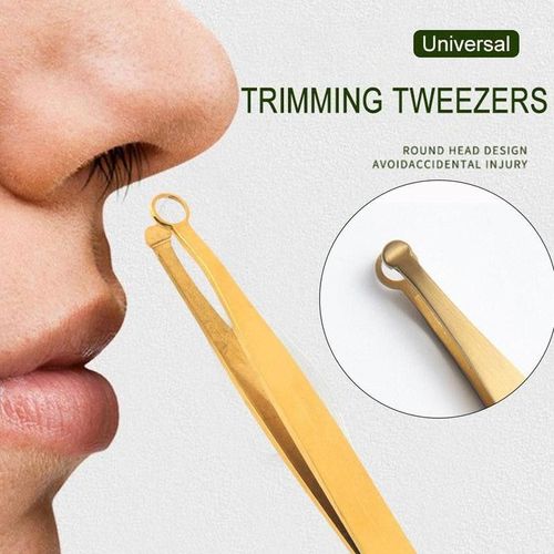 Pince À Épiler En Acier Pour Couper Les Poils Du Nez, Ciseaux Pour Couper Les Poils Du Visage, Pince À Épiler Pour Sourcils 