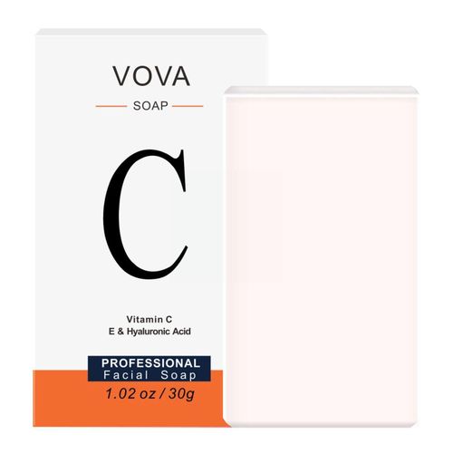 Savon Éclaircissant Anti-Âge, 30g, Vitamine C, Nettoyant, Raffermissant, Liftant, Exfoliant, Anti-Rétrécissement, Gommage Des Pores, G0y6 