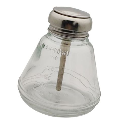 Bouteille En Verre Pour Dissolvant De Vernis À Ongles, Distributeur De Pompe De Maquillage, Flacon En Verre De 180ml 