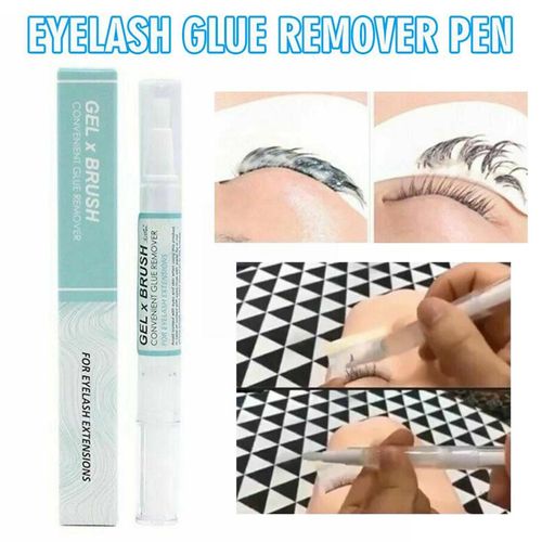 Stylo Dissolvant De Colle Pour Faux Cils, Brosse Pour Enlever Le Gel Plus Rapidement, Outils De Brosse Pour Extensions De Cils, 1 Pièce, G9p7 