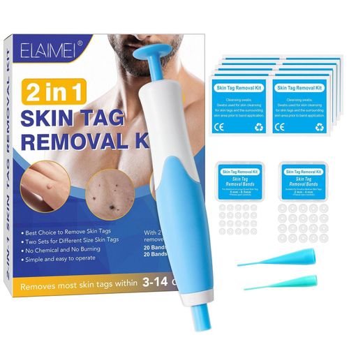Kit De Dissolvant De Vergetures, 2 En 1, Indolore, Pour Enlever Les Grains De Beauté Et La Peau, Pour Enlever Les Verrues, Pour Enlever Le Maïs, Pour Les Pieds, V7o7 