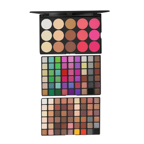 Palette De Maquillage À Paillettes De 123 Couleurs, Ombre À Paupières Scintillante, Ombre À Paupières Mate 