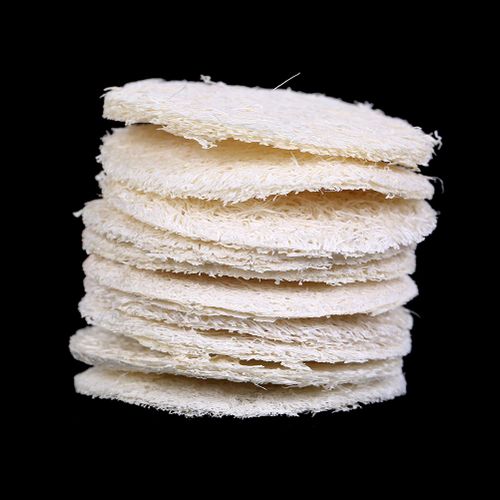 Éponge De Bain En Luffa Naturelle, 10 Pièces, Gant De Bain, Gommage, Serviette Ovale 