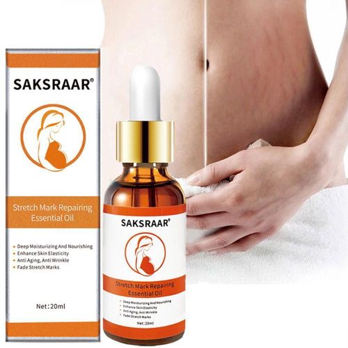 Huile Essentielle Dissolvant De Vergetures, Traitement De Réparation De Cicatrices De Maternité, Anti-Raffermissement De La Peau, 20ml, W9m7 
