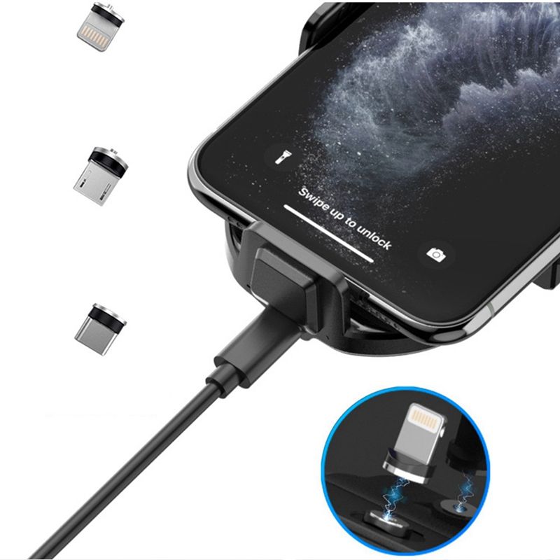 Support De Tlphone De Voiture, Chargeur Sans Fil 15w, Indu... - 4